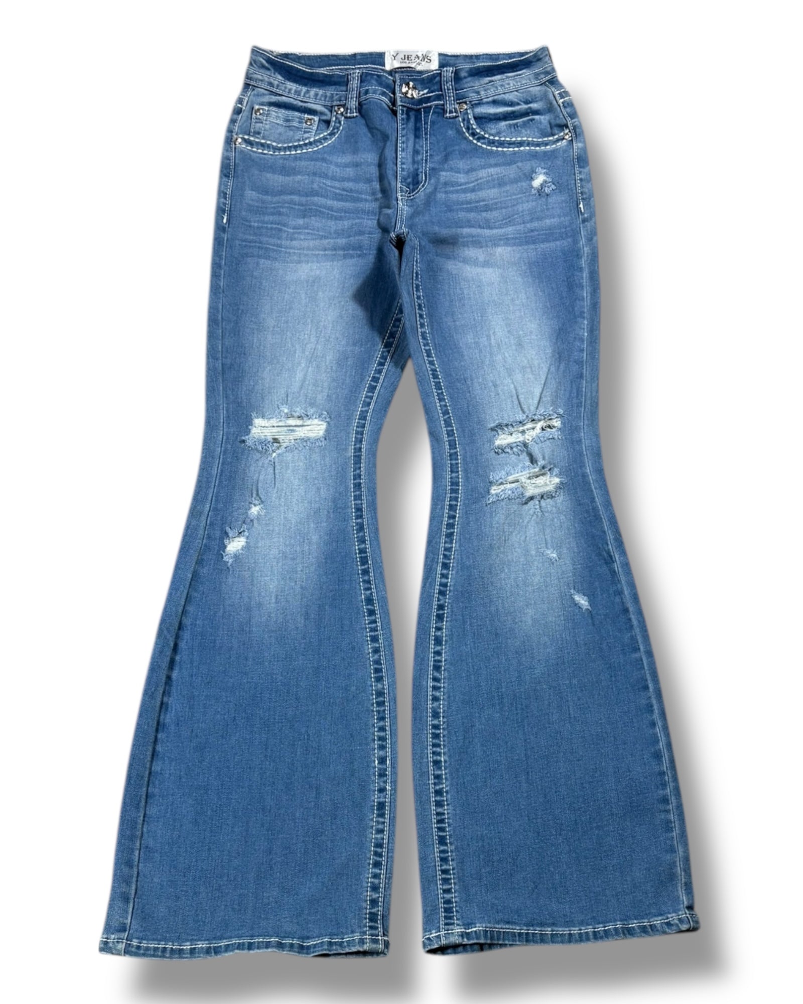 Y2K Flared Jeans (XS)