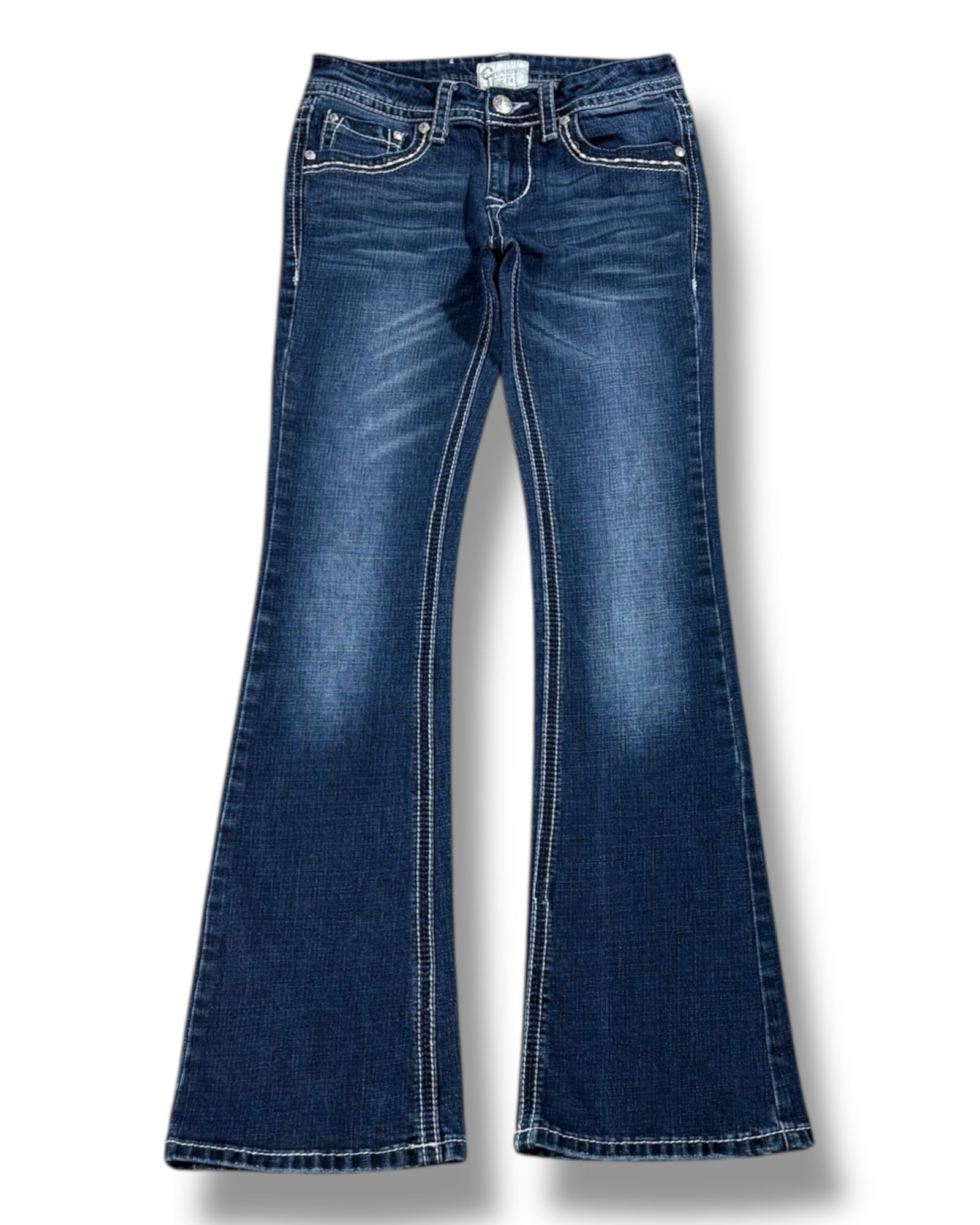 Y2K Flared Jeans (XS)