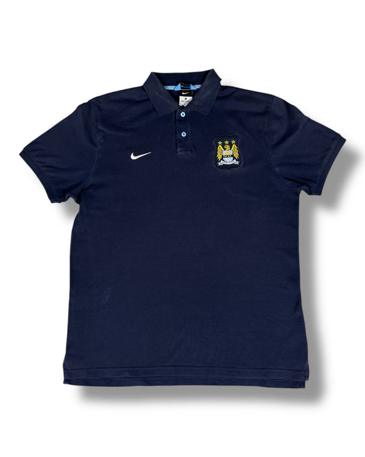 Vintage Manchester City Polo Shirt (L)