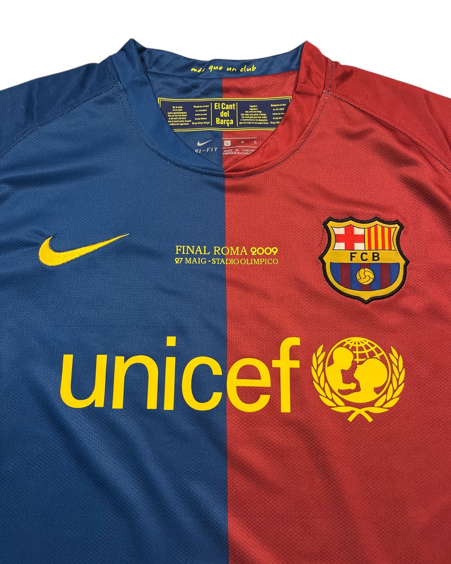 Barcelona Jersey Champion League Final 2009 Edition (L)